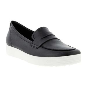 Ecco BNIB Soft 7 Black Penny Loafer Size 8-8.5(US) Wide